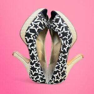 Madden Girl vintage y2k star peep toe heels